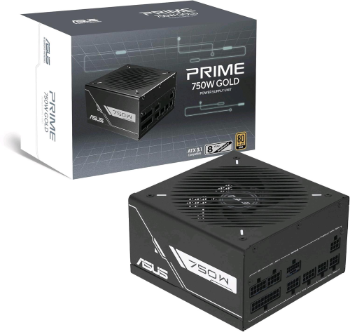 ASUS PRIME 750G ALIMENTATORE 750 W MODULARE 80 PLUS GOLD PCle Gen 5.1 ATX 3.1 NERO